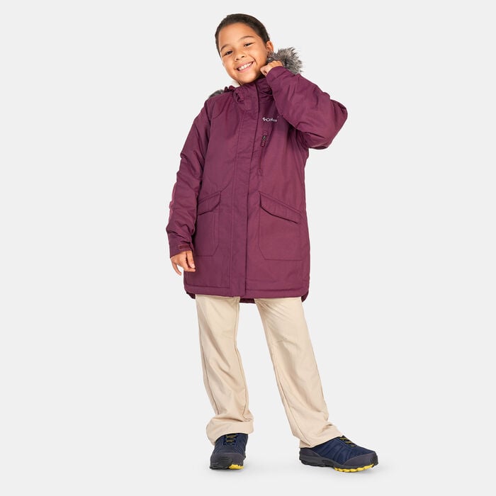 Columbia Kids' Suttle Mountain™ Long Insulated Jacket Red image number 2