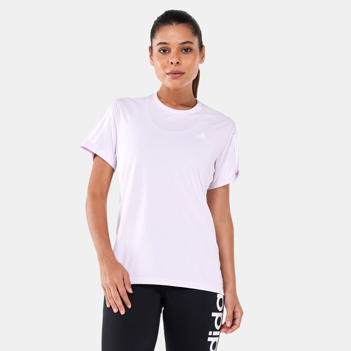 adidas Women's Own the Run T-Shirt Pink adidas Women's Own the Run T-Shirt Pink image number 0