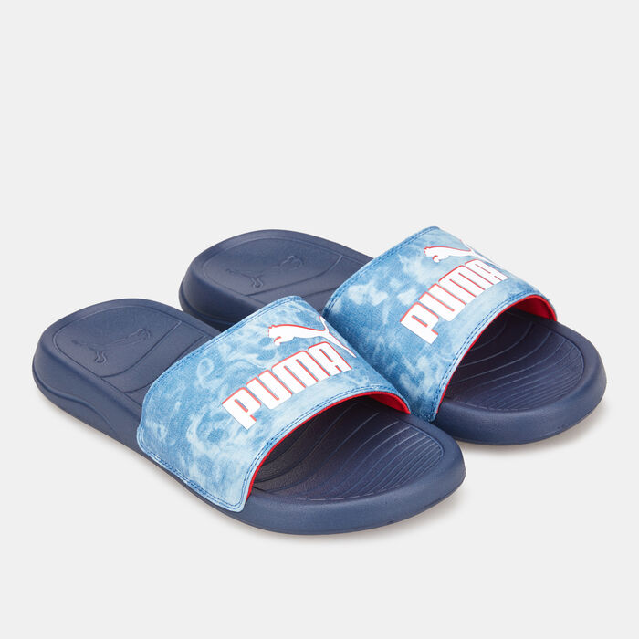 PUMA Women's Popcat 20 Indigo Slides Clear image number 0