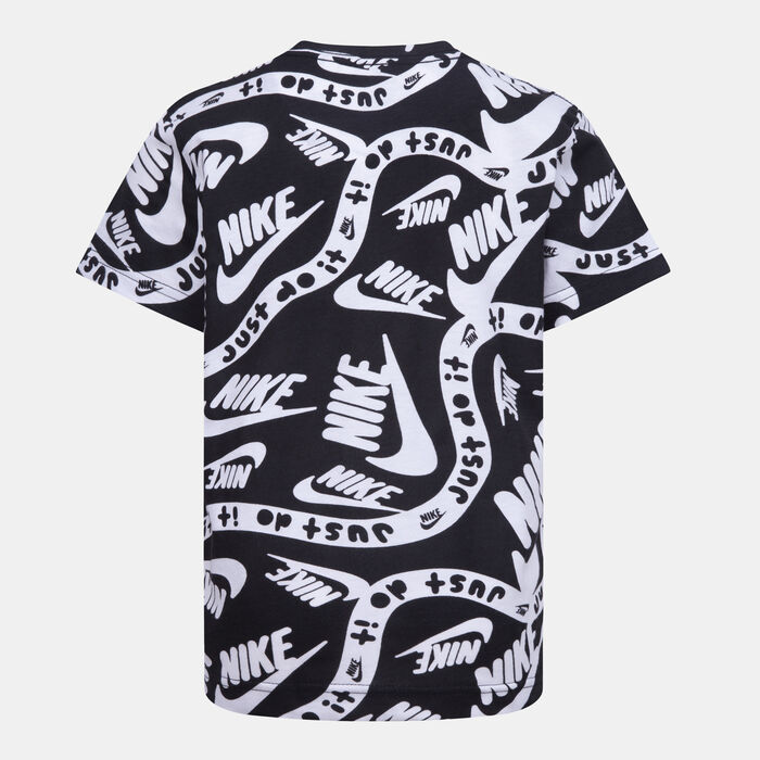 Nike Kids' Brandmark Basic T-Shirt Black Nike Kids' Brandmark Basic T-Shirt Black image number 1
