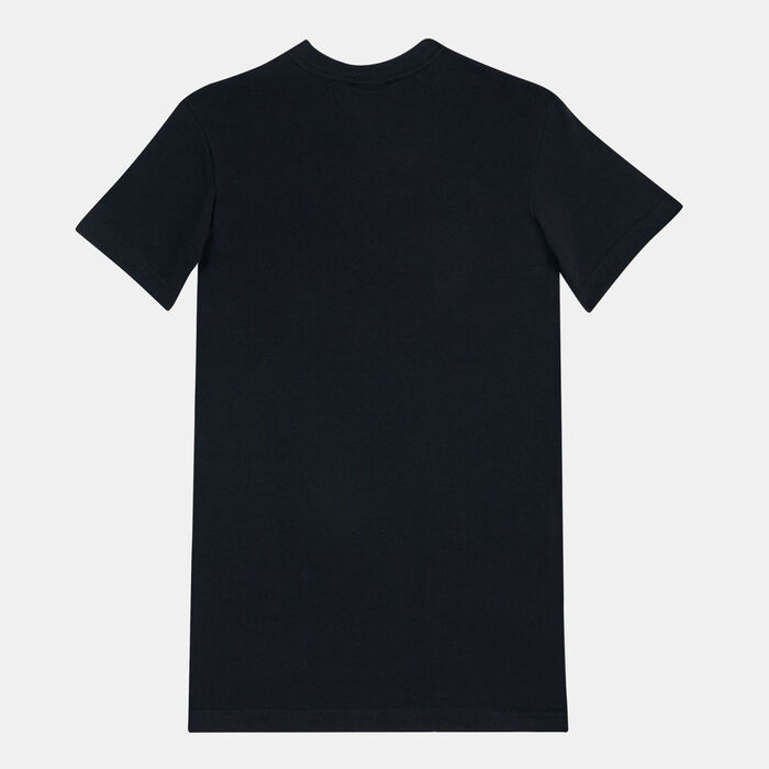 Nike Kids' Sportswear T-Shirt Dress Black Nike Kids' Sportswear T-Shirt Dress Black image number 1