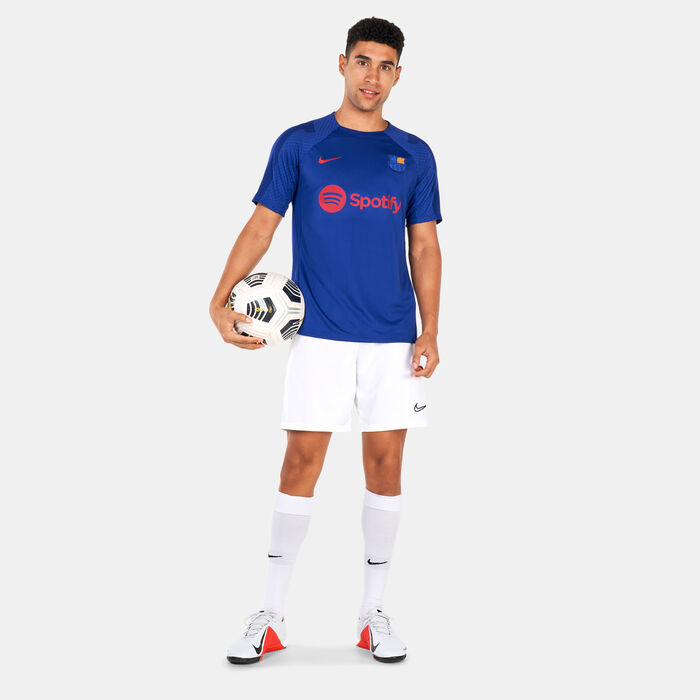 Nike Men's F.C. Barcelona Dri-FIT Strike Football Jersey Blue Nike Men's F.C. Barcelona Dri-FIT Strike Football Jersey Blue image number 2