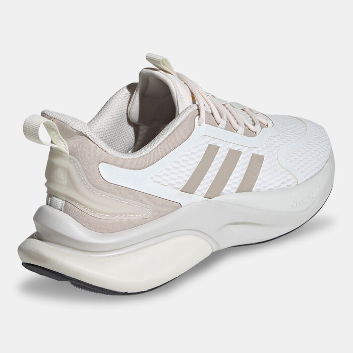 adidas Men's Alphabounce+ Bounce Shoes White image number 2