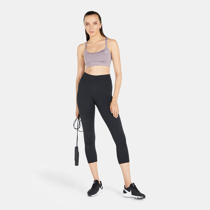 Nike Women's Favourites Strappy Low Impact Sports Bra Grey Nike Women's Favourites Strappy Low Impact Sports Bra Grey image number 2