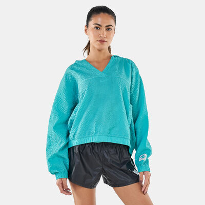 Nike Women's Icon Clash Woven Running Pullover Jacket Green Nike Women's Icon Clash Woven Running Pullover Jacket Green