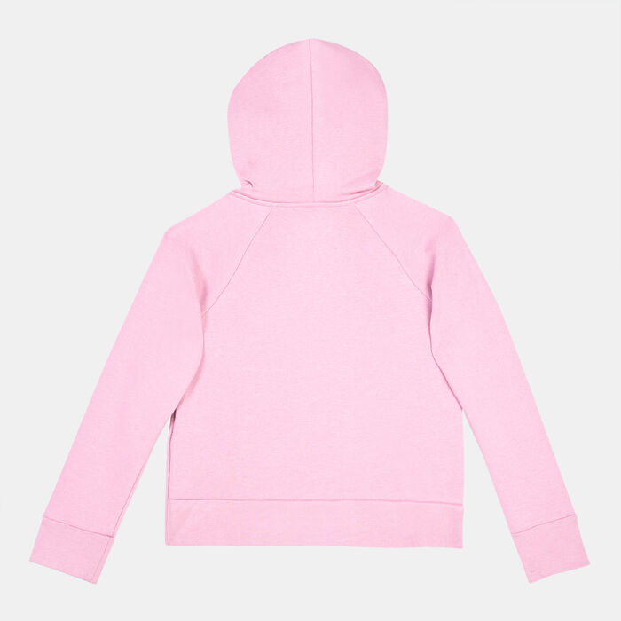 Under Armour Kids' Rival Fleece Big Logo Hoodie Pink Under Armour Kids' Rival Fleece Big Logo Hoodie Pink image number 1