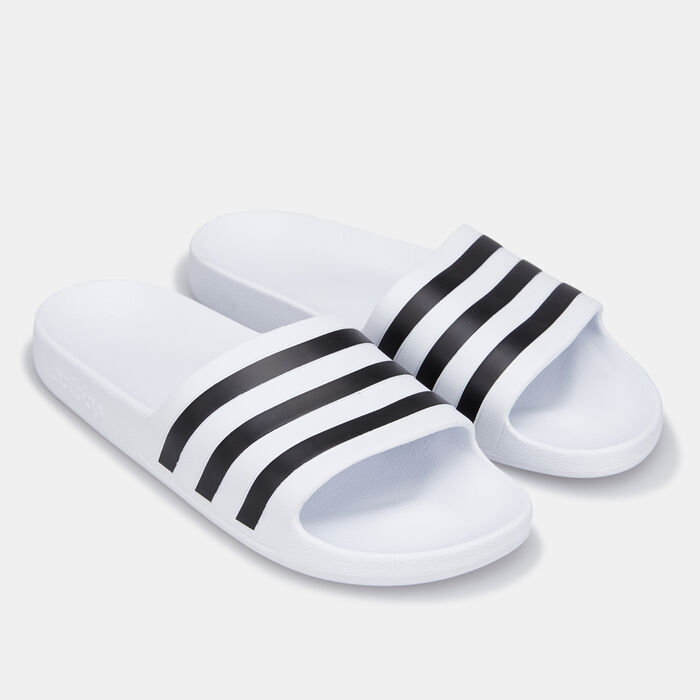 adidas Adilette Aqua Slides White image number 0