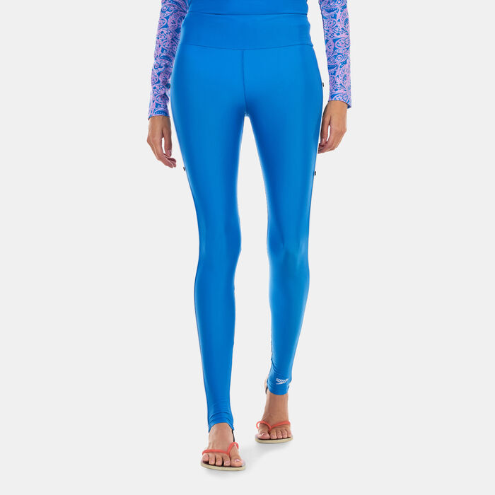 Speedo Women's Modest 3-Piece Swimsuit Blue Speedo Women's Modest 3-Piece Swimsuit Blue image number 2