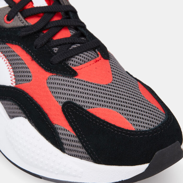 PUMA Men's RS-X³ Twill AirMesh Shoe Grey PUMA Men's RS-X³ Twill AirMesh Shoe Grey image number 4