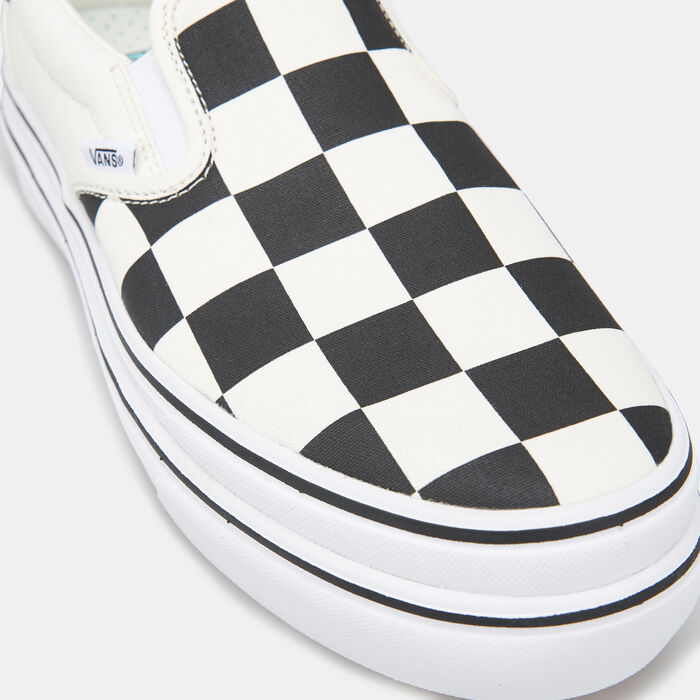 Vans Big Classics Checker Super ComfyCush Slip-on Unisex Shoe Black image number 4