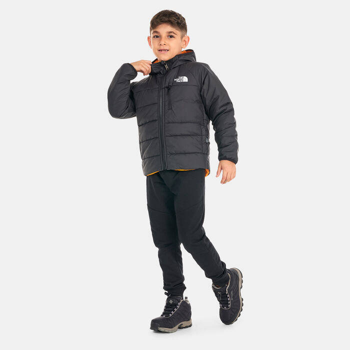 The North Face Kids' Reversible Perrito Hooded Jacket Black The North Face Kids' Reversible Perrito Hooded Jacket Black image number 2