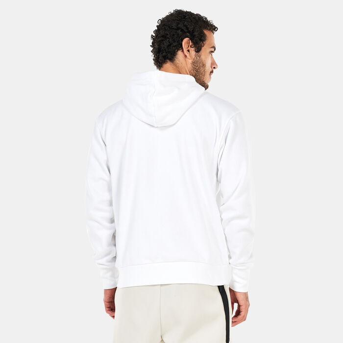 Nike Men's Brooklyn Nets City Fleece Pullover Hoodie White Nike Men's Brooklyn Nets City Fleece Pullover Hoodie White image number 1