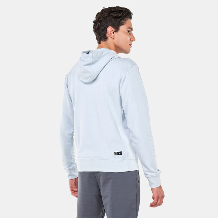 Nike Men's Paris Saint-Germain Fleece Hoodie Blue Nike Men's Paris Saint-Germain Fleece Hoodie Blue image number 1
