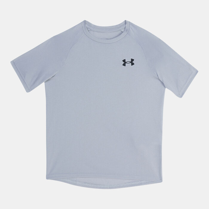 Under Armour Kids' UA Tech™ Bubble T-Shirt Grey Under Armour Kids' UA Tech™ Bubble T-Shirt Grey image number 0