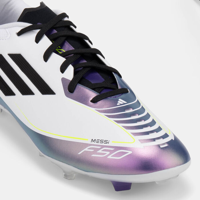 adidas Men's F50 League Messi Firm Ground/Multi-Ground Football Shoes White adidas Men's F50 League Messi Firm Ground/Multi-Ground Football Shoes White image number 4