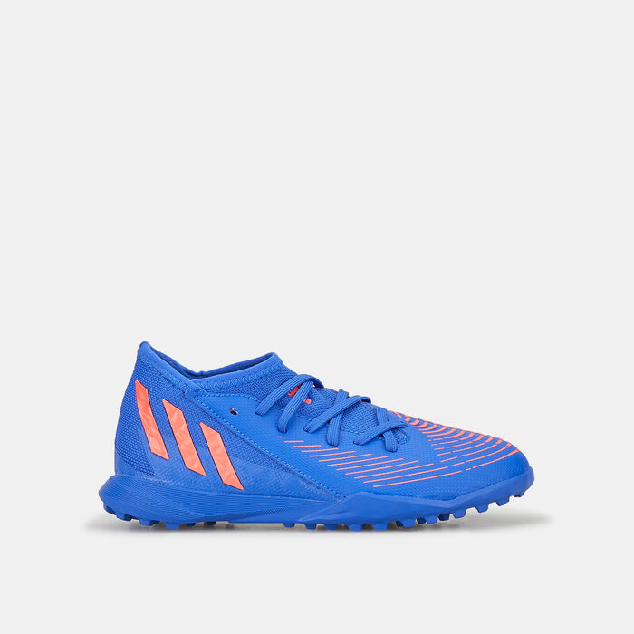 adidas Kids' Predator Edge.3 Turf Ground Football Shoe Blue adidas Kids' Predator Edge.3 Turf Ground Football Shoe Blue image number 0