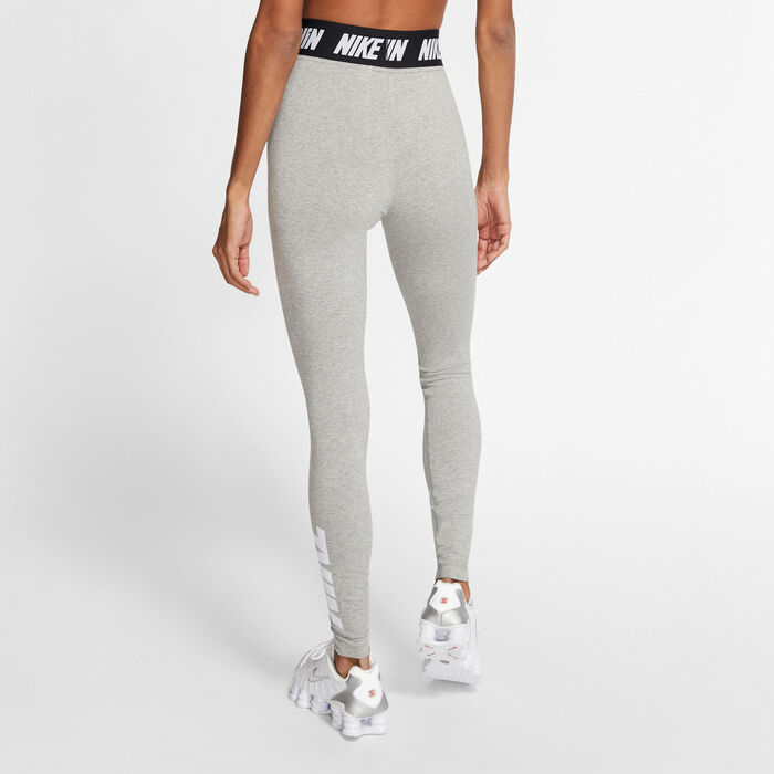 Nike Women's Sportswear Club Leggings Grey Nike Women's Sportswear Club Leggings Grey image number 2