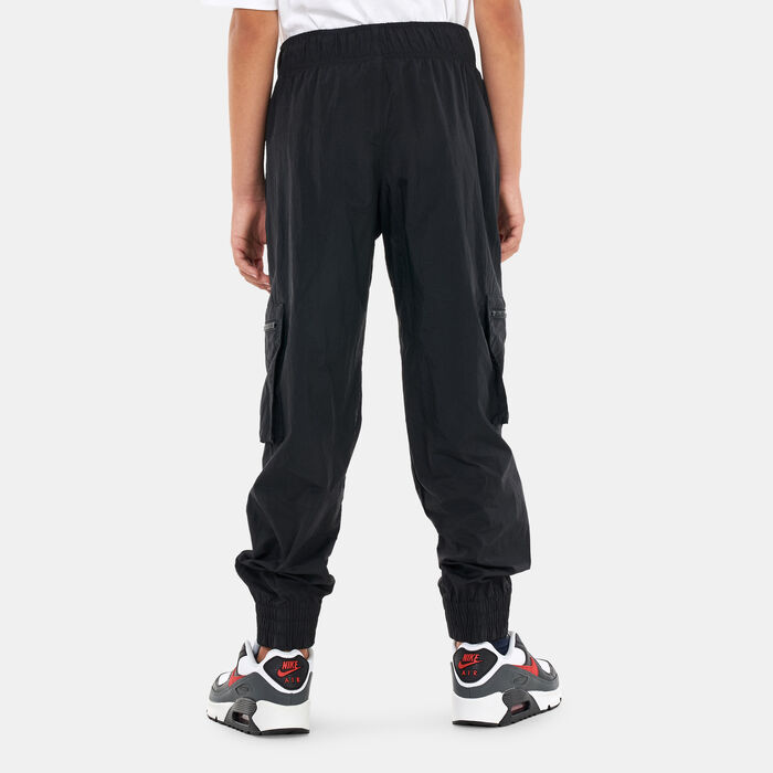 Nike Kids' Sportswear Woven Cargo Pants (Older Kids) Black Nike Kids' Sportswear Woven Cargo Pants (Older Kids) Black image number 1