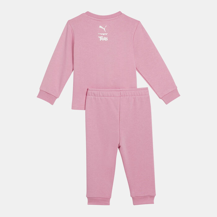 PUMA Kids' x Trolls Minicat Sweatshirt and Sweatpants Set Pink PUMA Kids' x Trolls Minicat Sweatshirt and Sweatpants Set Pink image number 1