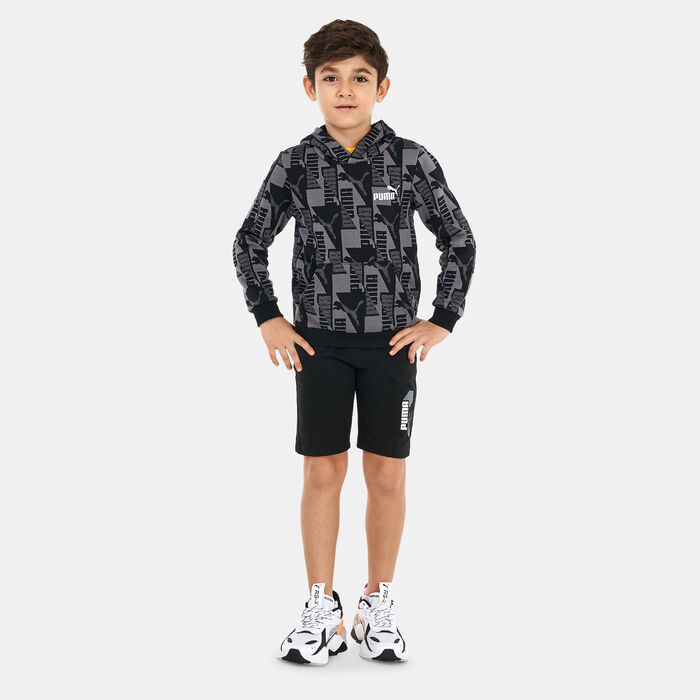 PUMA Kids' Alpha Shorts Black image number 2