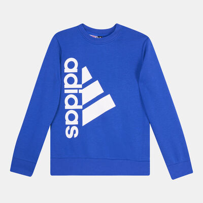 adidas Kids' Badge Of Sport Sweatshirt Blue