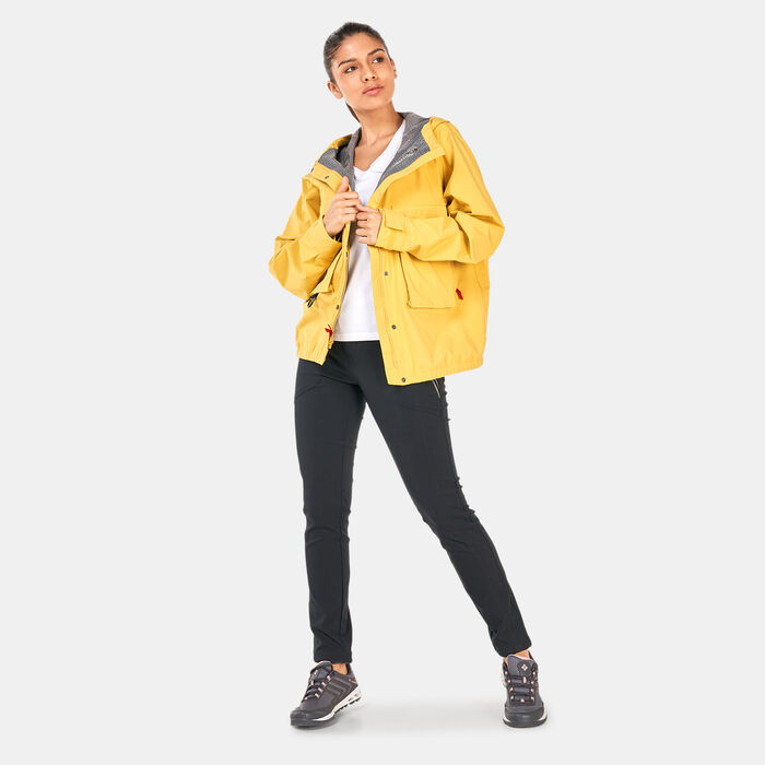 Columbia Women's Field Creek™ Fraser™ Cropped Shell Jacket yellow Columbia Women's Field Creek™ Fraser™ Cropped Shell Jacket yellow image number 2