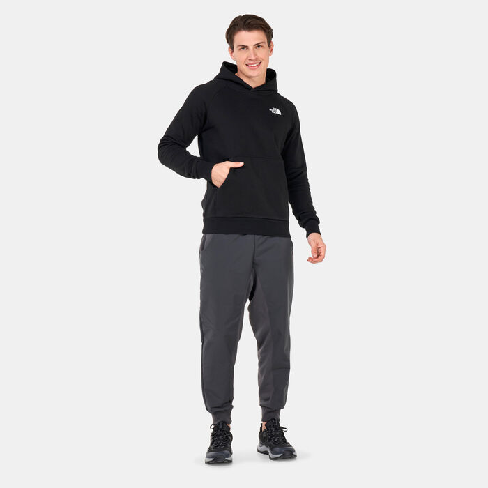 The North Face Men's Raglan Red Box Hoodie Blue The North Face Men's Raglan Red Box Hoodie Blue image number 2