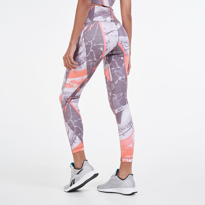 Reebok Women's Workout Ready Leggings Grey Reebok Women's Workout Ready Leggings Grey image number 1