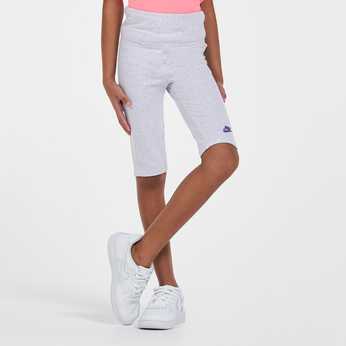 Nike Kids' Sportswear Bike Shorts Purple Nike Kids' Sportswear Bike Shorts Purple image number 0