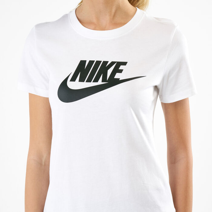 Nike Women's Sportswear Essential T-Shirt White Nike Women's Sportswear Essential T-Shirt White image number 3