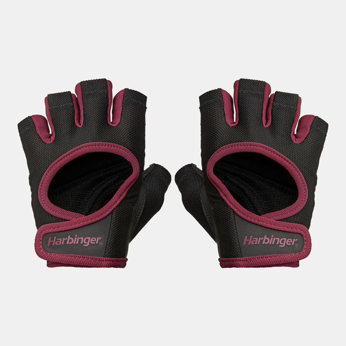 Harbinger Women's Power Training Gloves Pink Harbinger Women's Power Training Gloves Pink image number 0