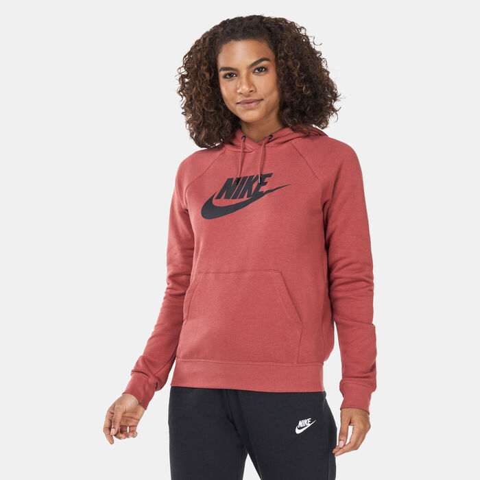 Nike Women's Sportswear Essential Hoodie Brown Nike Women's Sportswear Essential Hoodie Brown image number 0