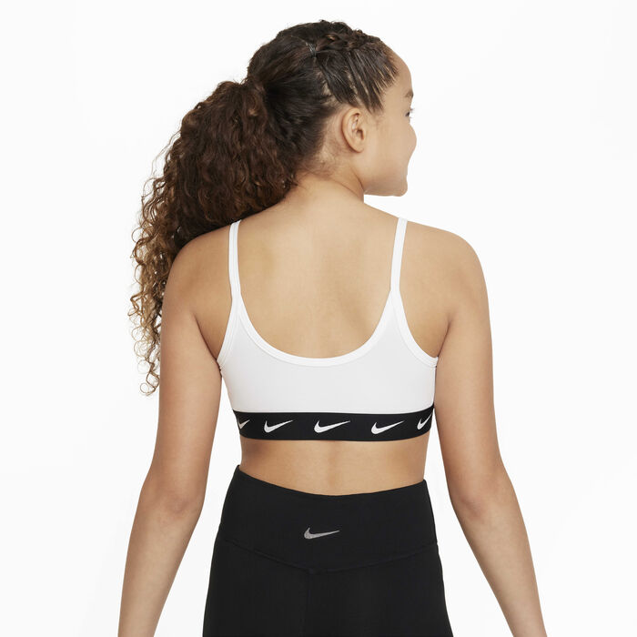 Nike Girls' One Sports Bra White image number 1