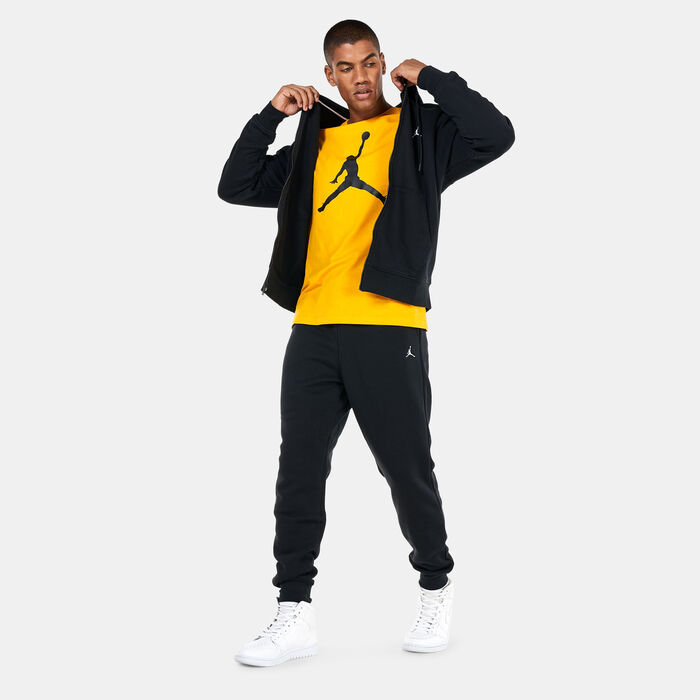 Jordan Men's Brooklyn Fleece Full-Zip Hoodie Black Jordan Men's Brooklyn Fleece Full-Zip Hoodie Black image number 2