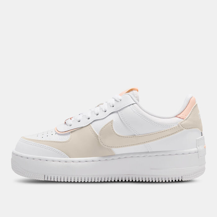 Nike Women's Air Force 1 Shadow Shoes White image number 1
