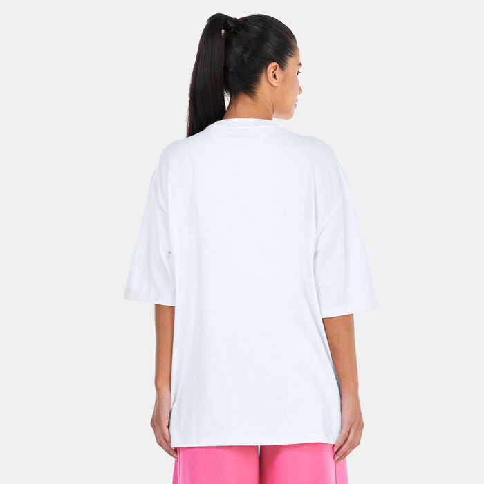 adidas Women's Essentials Big Logo Boyfriend T-Shirt Black image number 1