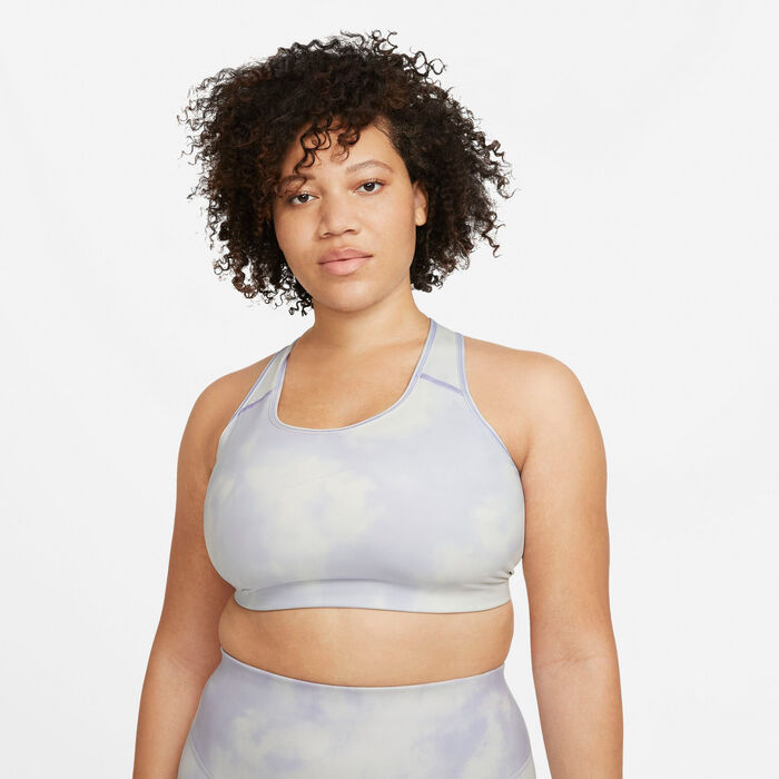 Nike Women's Swoosh Icon Clash Sports Bra Purple Nike Women's Swoosh Icon Clash Sports Bra Purple image number 0