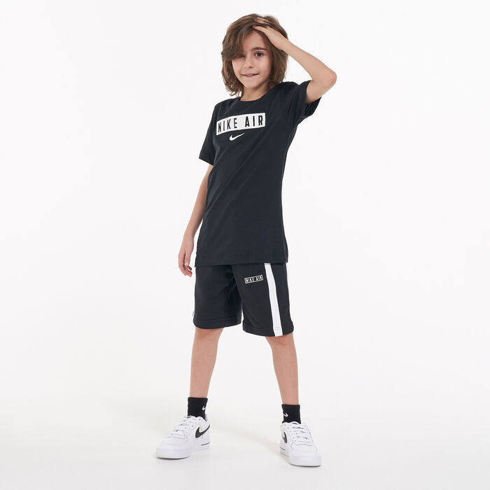 Nike Kids' Sportswear Air Box T-Shirt Blue Nike Kids' Sportswear Air Box T-Shirt Blue image number 2