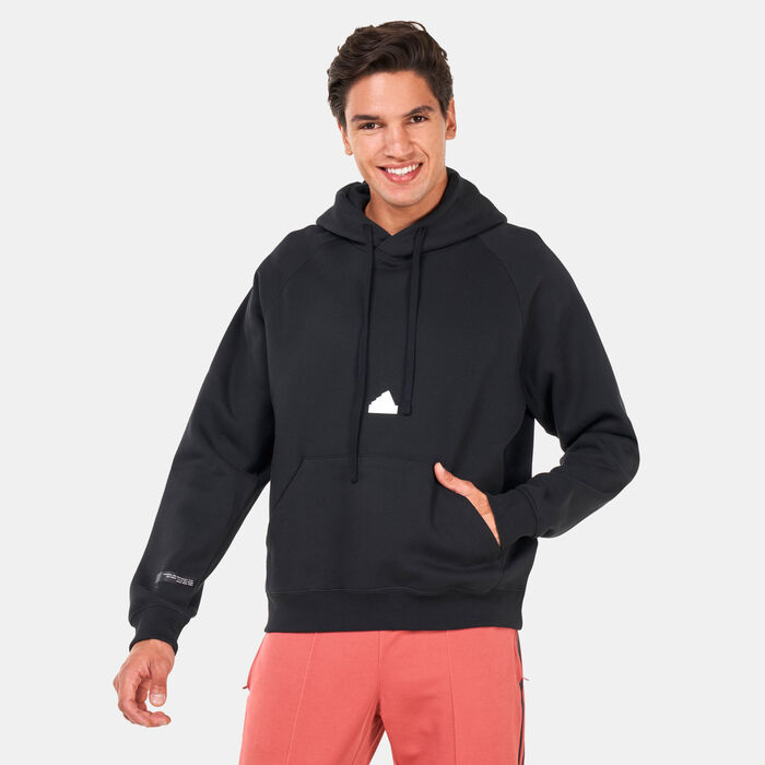adidas Men's Fleece Hoodie Black adidas Men's Fleece Hoodie Black image number 0