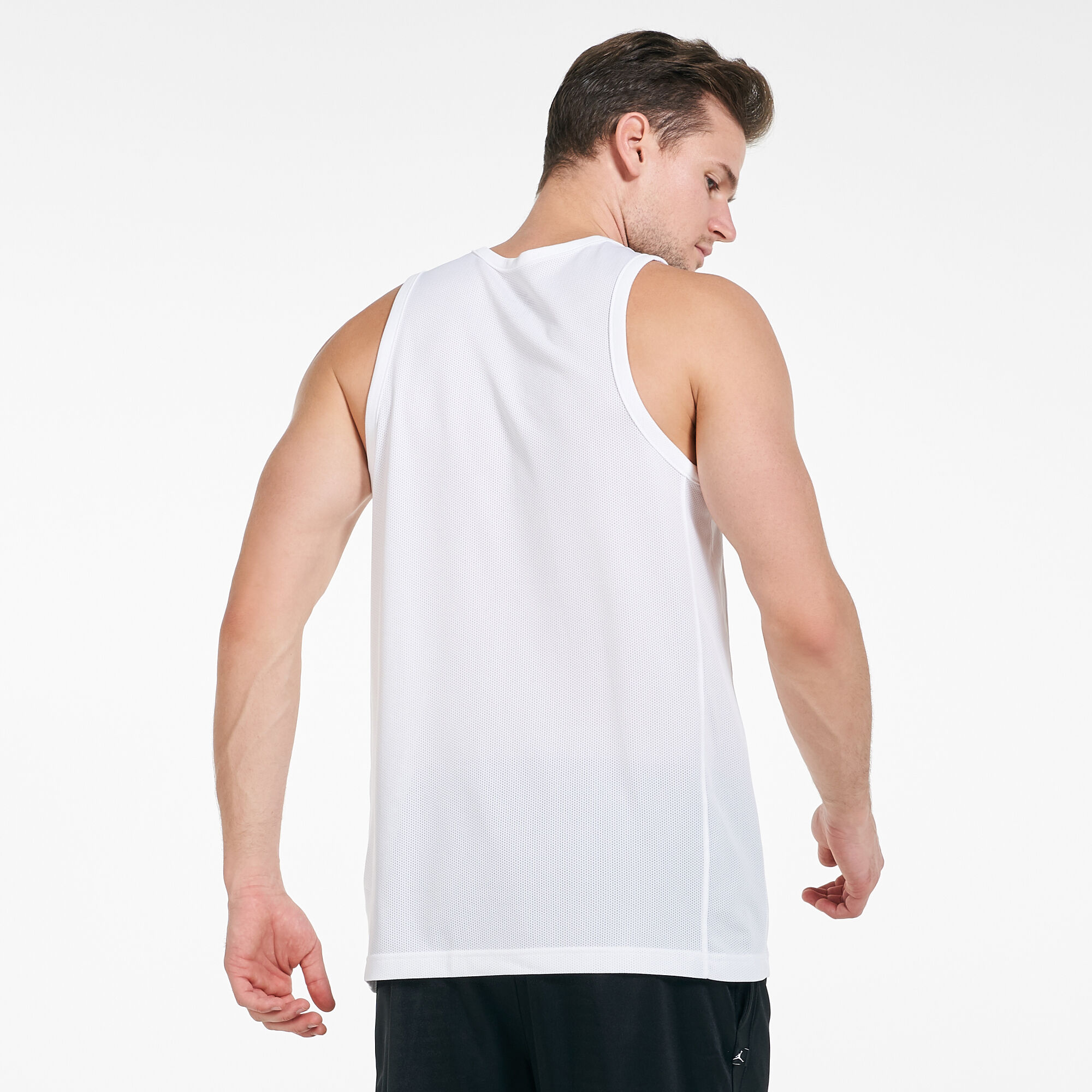 Men s Dri FIT Crossover Tank Top White Nike in Qatar SSS