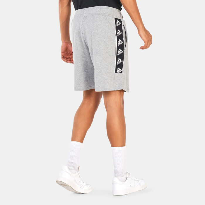 adidas Men's Brand Love Shorts Grey adidas Men's Brand Love Shorts Grey image number 1