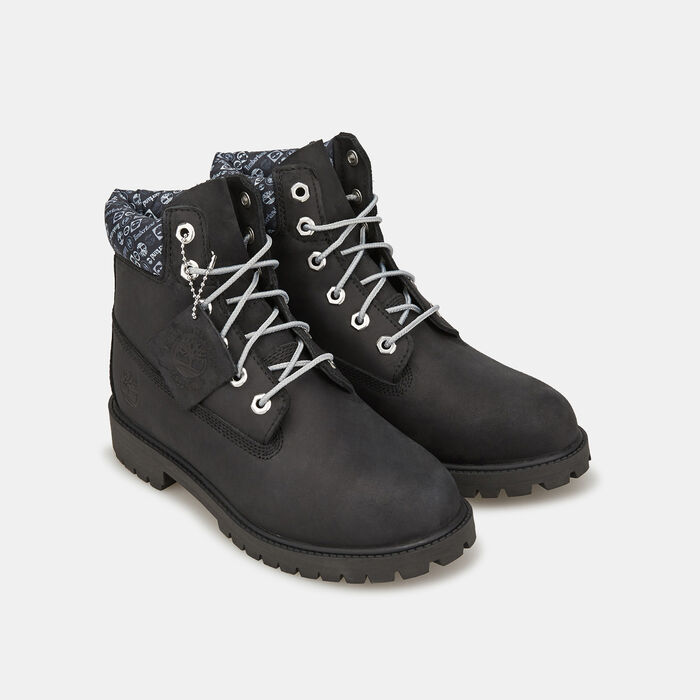 Timberland Kids' Premium 6-Inch Waterproof Boot Black image number 1