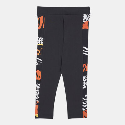 PUMA Kids' Classics Wild Leggings Black