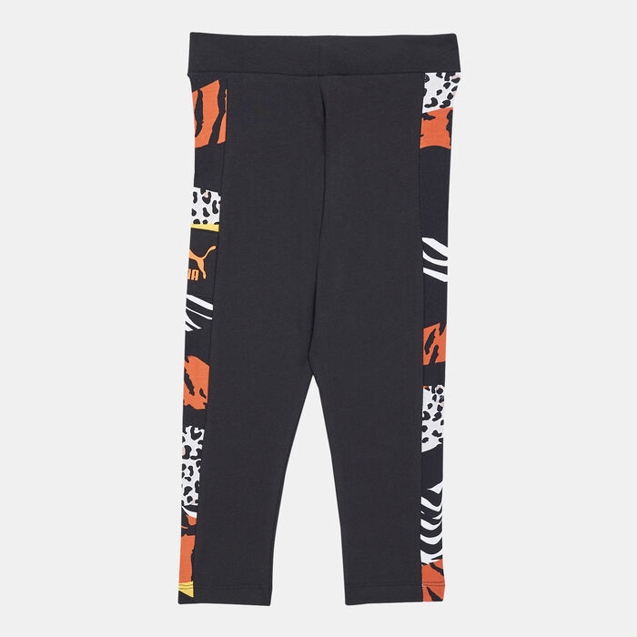 PUMA Kids' Classics Wild Leggings Black PUMA Kids' Classics Wild Leggings Black image number 0