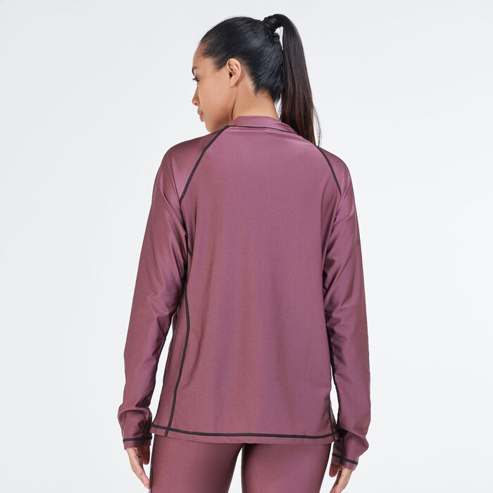 COEGA Women's Long-Sleeves Rashguard Top Pink COEGA Women's Long-Sleeves Rashguard Top Pink image number 1