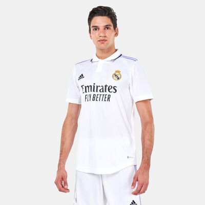 adidas Men's Real Madrid Home Authentic Jersey - 2022/23 White