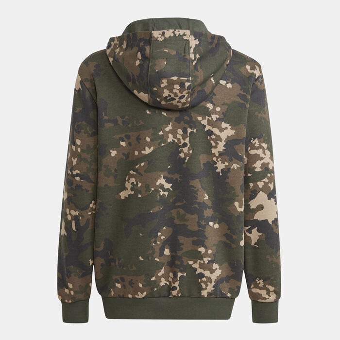 adidas Originals Kids' Camo Hoodie Green adidas Originals Kids' Camo Hoodie Green image number 1