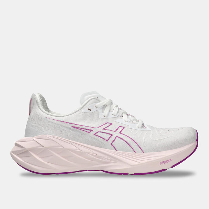 ASICS Women's NOVABLAST 4 Running Shoes White ASICS Women's NOVABLAST 4 Running Shoes White image number 0