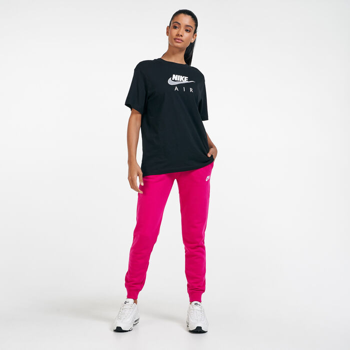 Nike Women's Sportswear Essential Fleece Sweatpants Pink image number 2
