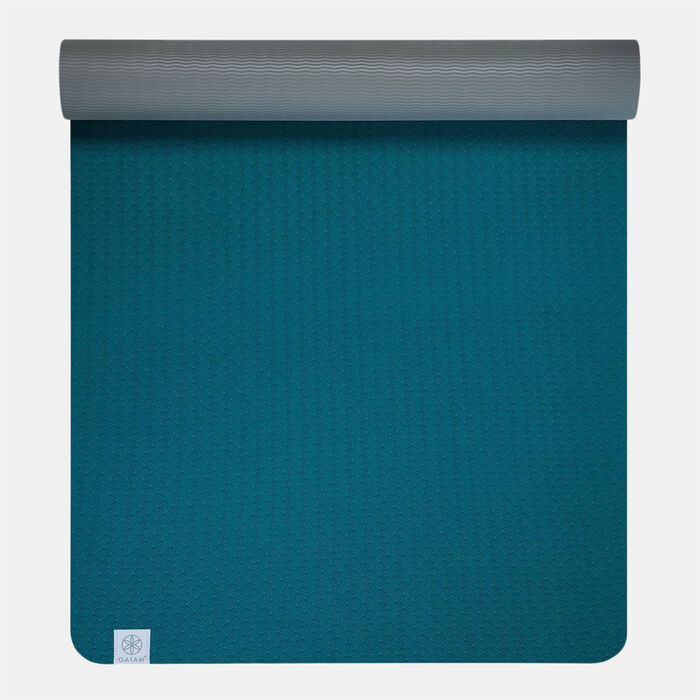 Gaiam Performance Yoga Mat (6mm) Blue Gaiam Performance Yoga Mat (6mm) Blue image number 0